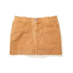 AE Low-Rise Corduroy Mini Skirt